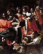 Rutilio Manetti Wedding Feast at Cana oil painting reproduction